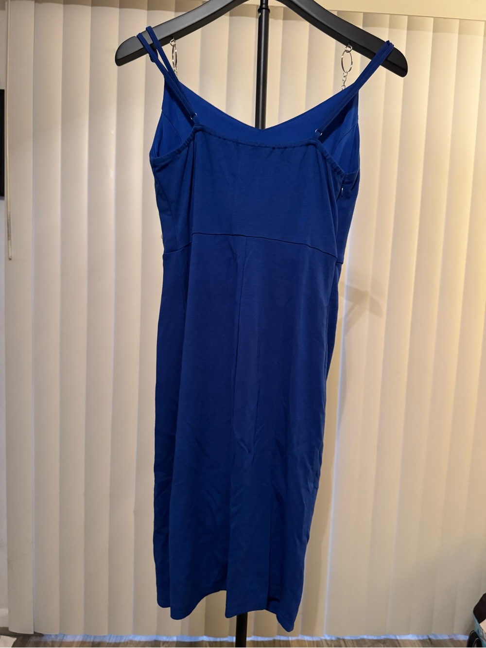 Blue Spaghetti-Strap Slip Dress - Women's